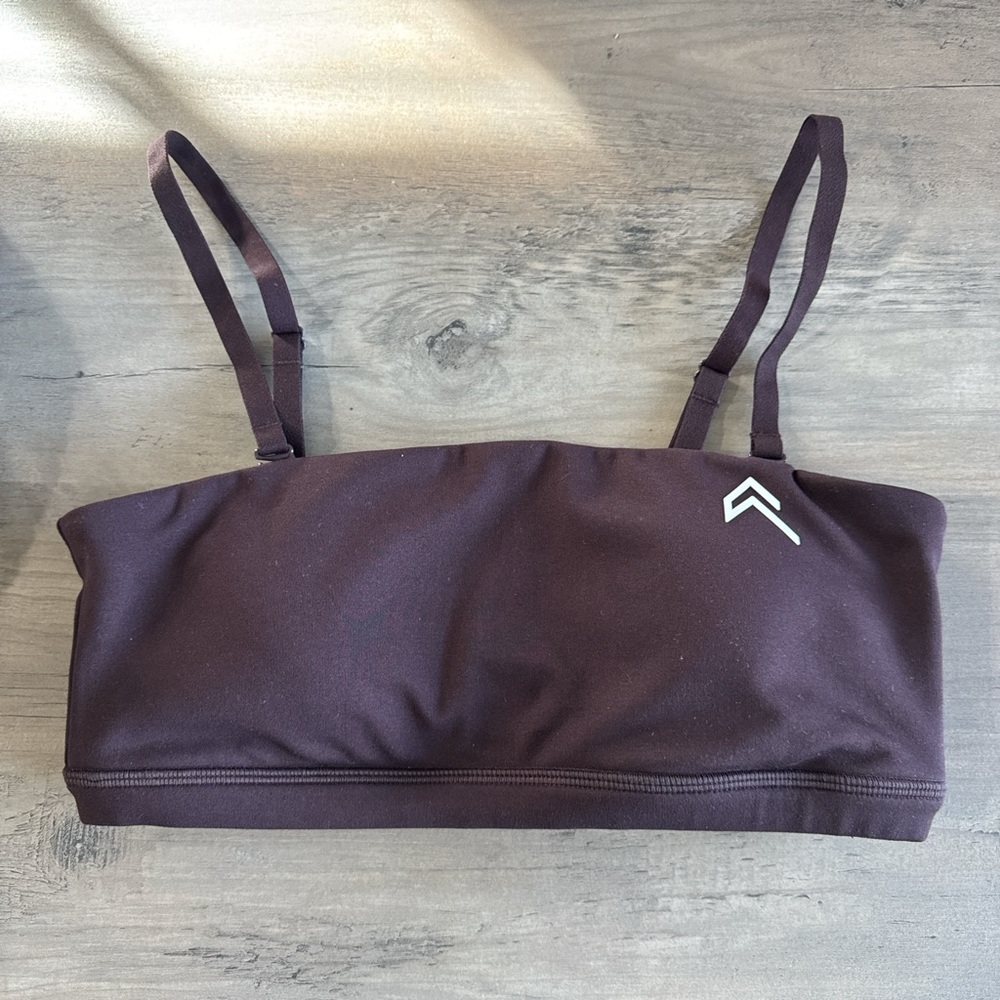 Oner Active Plum Brown Everyday Bandeau Bralette Size Small